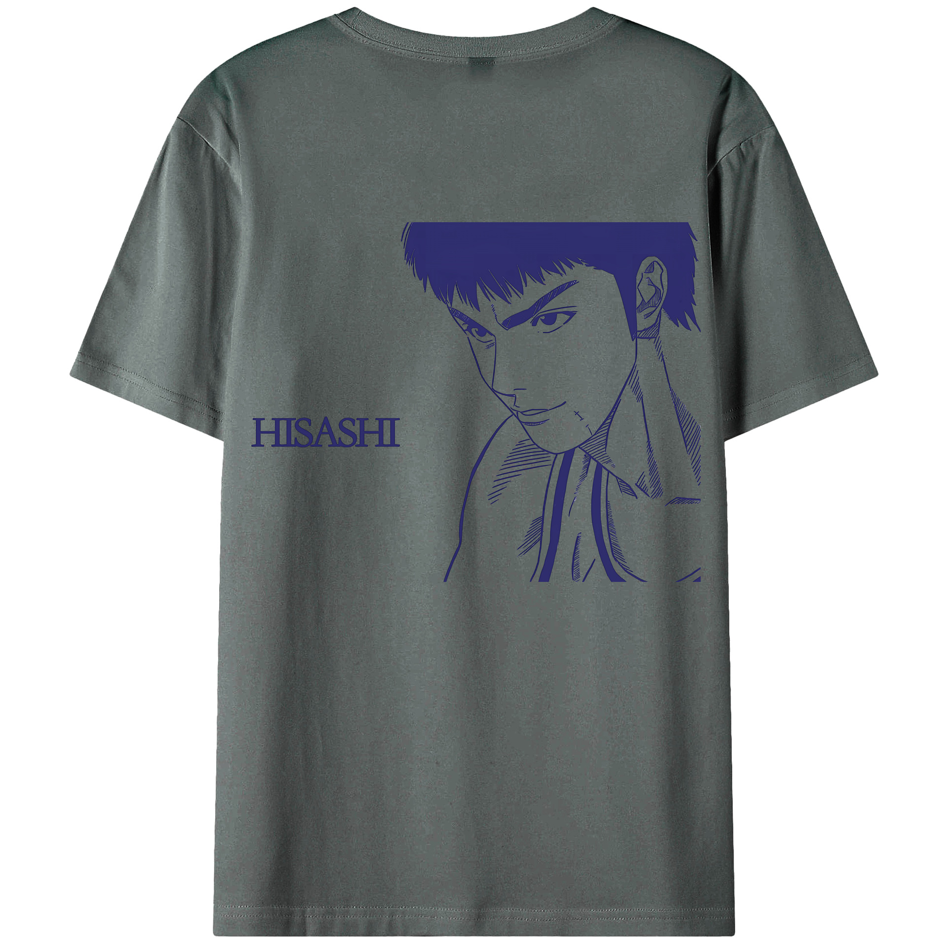 （画像用） SLAM DUNK／スラムダンク 綿100％ メンズ半袖Tシャツ（バックプリント） 通気性